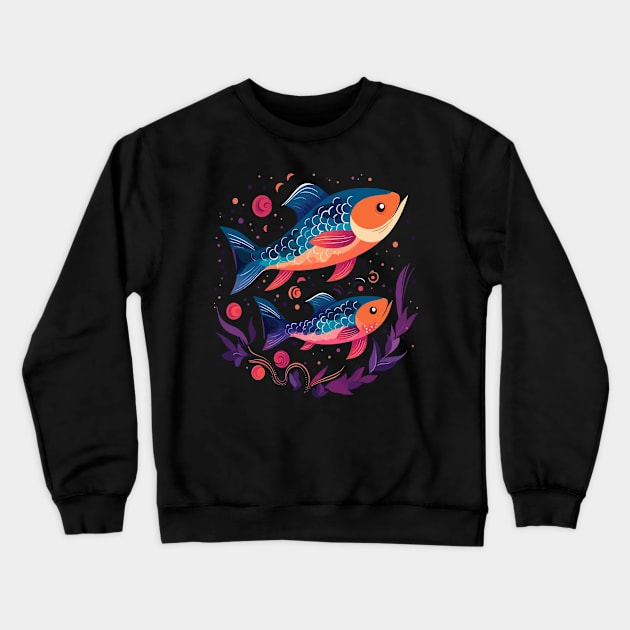 Salmon Mothers Day Crewneck Sweatshirt by JH Mart